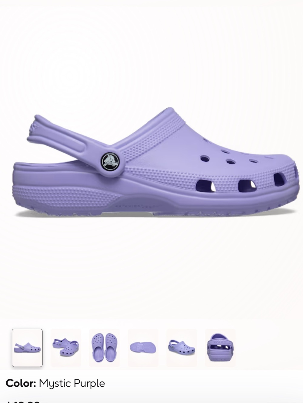 CROCS in Mystic Purple M7/W9
